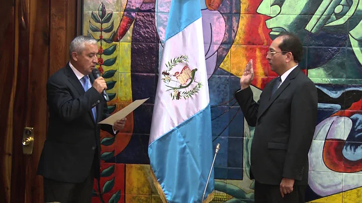 Juramentacin del Lic. Sergio Recinos Rivera como V...