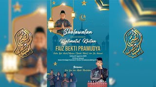 🔴LIVE | GEMA SHOLAWAT WALIMATUL KHITAN FAIZ BEKTI PRAMUDYA BERSAMA GUS AKHMAD FAIZUN
