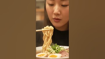 Slurping Ramen in 4K 🍜✨ | ASMR Noodle Perfection  #aivideo #veo3