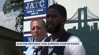 Elected officials make surprise visit to Rikers Island