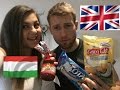 My English  Boyfriend Tries Hungarian Food! Az Angol Baratom Magyar Eteleket Kostol!