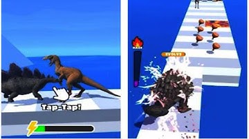 Dino Run 3D- Dinosaur Rush Gameplay Walkthrough iOS, Android Game Update Levels DR3D5760