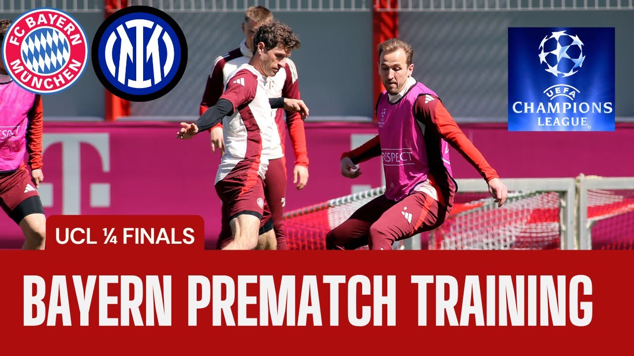 ⚽ BAYERN MUNICH: FULL TRAINING AHEAD of INTER MILANO 1/4 UCL | 07.04.2025