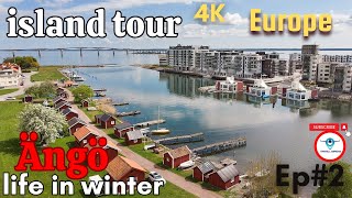 Ängö Ep#2 | island tour | Life in winter | Life in Europe | Kalmar | Sweden | Walking tour