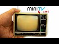 Estauration mini tv de voiture produite en 1989 ancienne tlvision restaurer restauration ancienne