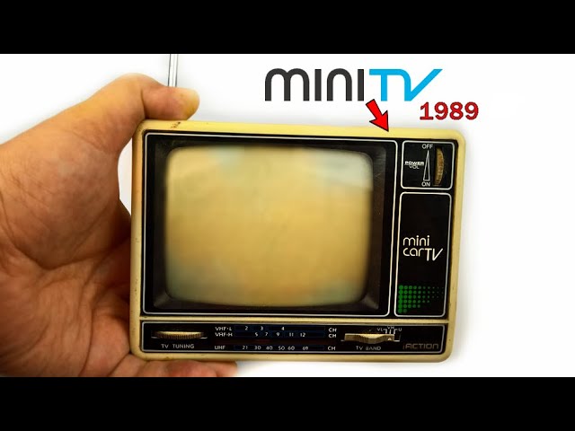 Restoration Mini Car TV produced in 1989  Antique television restore  Restore old Mini TV 