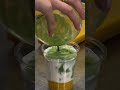 latest obsession | mango iced matcha latte 😮💨🥭🍵 at lovabowl