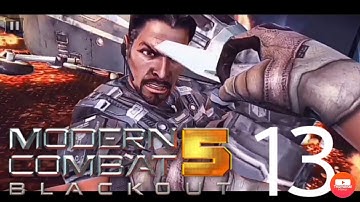 MODERN COMBAT 5: BLACKOUT Walkthrough #13 - CHAPTER 6: GILMAN HQ - GILMAN