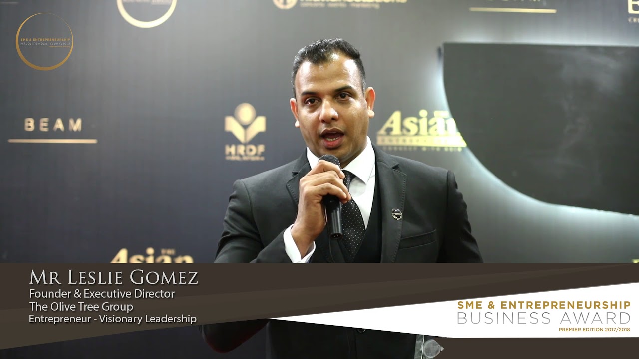 Mr Leslie Gomez : Entrepreneur - Visionary Leadership