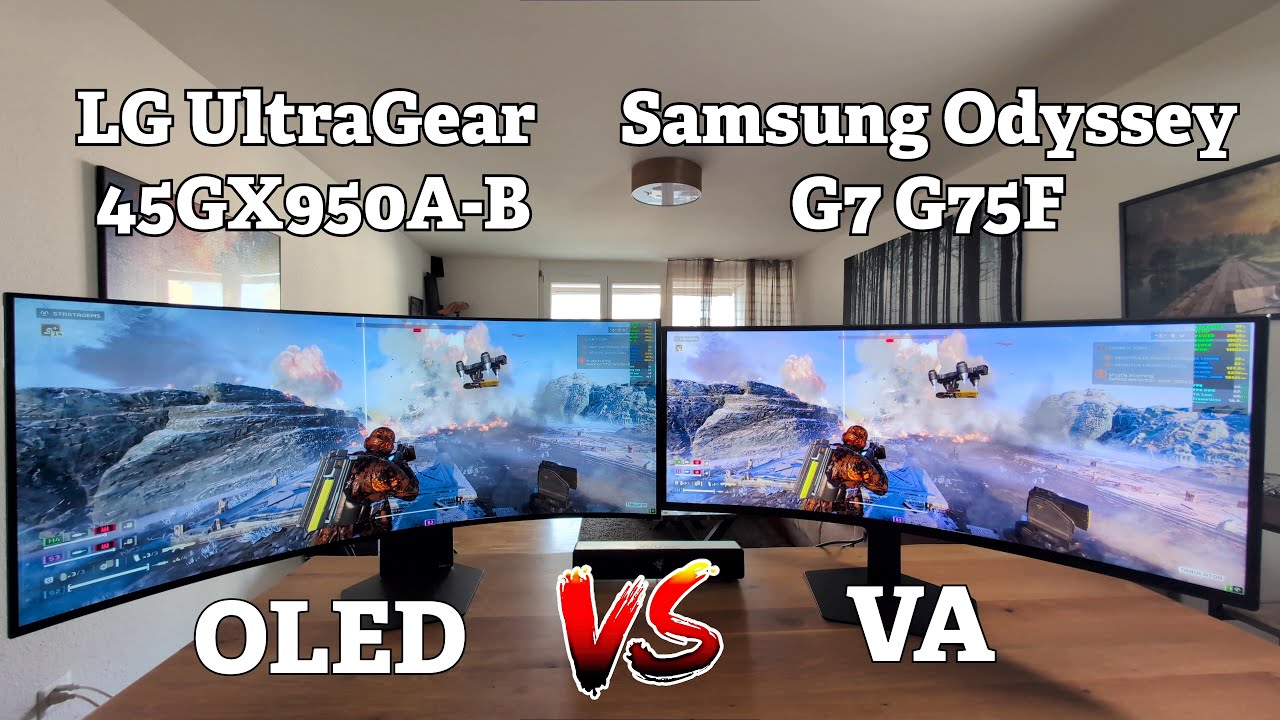 Helldivers 2 - LG UltraGear 45GX950A-B VS Samsung Odyssey G7 G75F