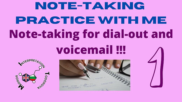 Take notes with me for dial out and voicemail!Note...