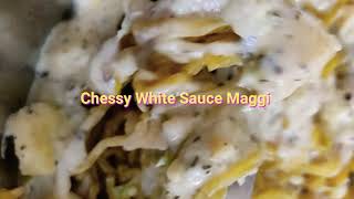 Chessy White Sauce Maggi noodles