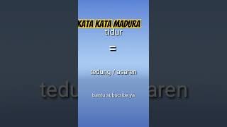 27 Kata Kata Bahasa Madura