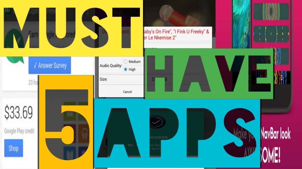 Top 5 Latest Must Have Android Apps | No Root | November 2017| Part -3 ...