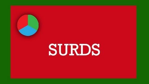 Surds: Lesson 6 (problem solving: example 6)