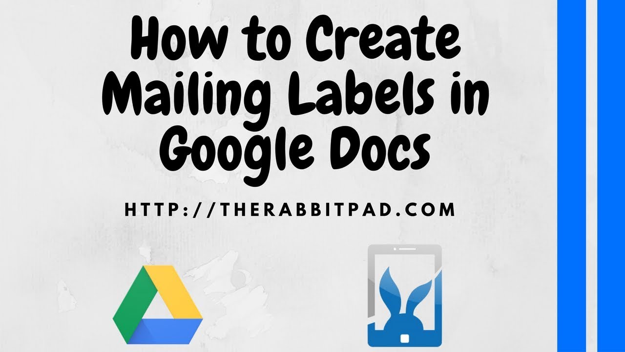 How to Create Mailing Labels in Google Docs For Google Label Templates