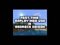 Fast time minecraft replay mod use in bedrock Edison 🥰❤️ #mincraft
