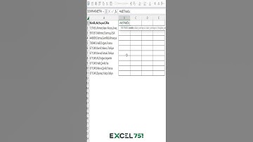 Excelde Birleşik Yazılmış Metinleri MetinBöl Formülü İle Ayırma #EXCEL 751 | #shorts #exceldersleri