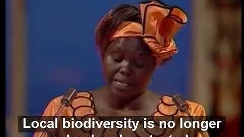 Nobel Prize Speech by Wangari Maathai