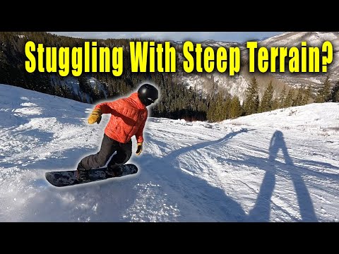 How To Snowboard Steep Terrain | Beginner guide