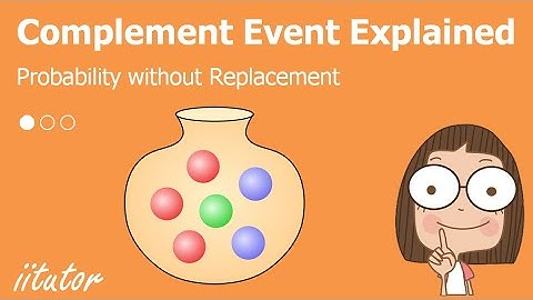 💯 The Probability without Replacement of Complement Events Explained. Watch this video to find out!