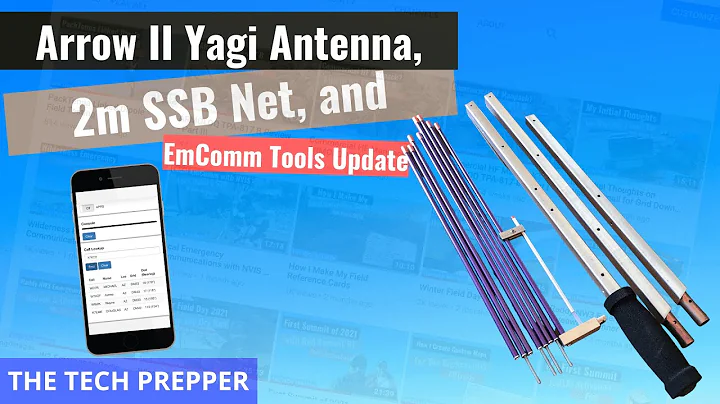 Arrow II Yagi Antenna, 2m SSB Net, and EmComm Tools