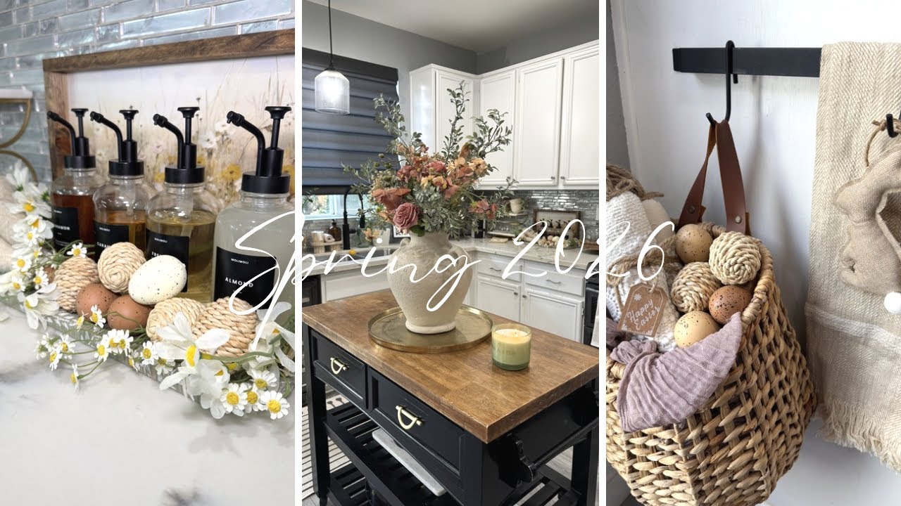 NEW! SPRING DECORATE WITH ME | HOME VLOG | HOMEMADE ICE CREAM RECIPE | DECORATING IDEAS