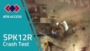 SPK12R HVM Removable Bollard Crash Test | Counter Terrorism | ATG Access