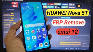 Huawei Nova 5T Emui 12 FRP Google Accounts Bypass One Click By Unlocktool