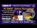 REPLAY - SWOS Online Tournament | LIVE feat. ElMichaJ | PC DOS mode | #sensibleonstream ep. 38