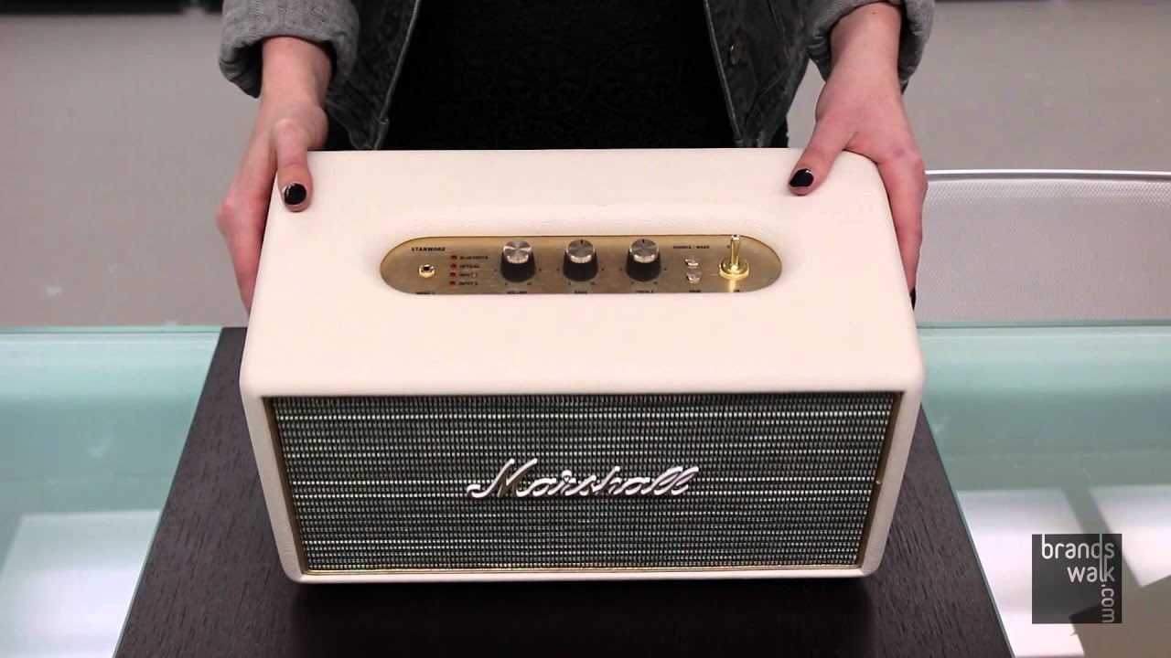 marshall bluetooth speaker cream