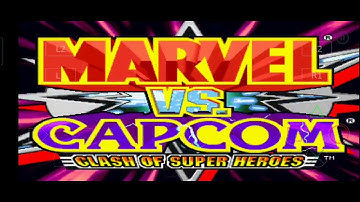 Marvel VS Capcom / clash of super heroes / PS1 gameplay android ( duckstation)