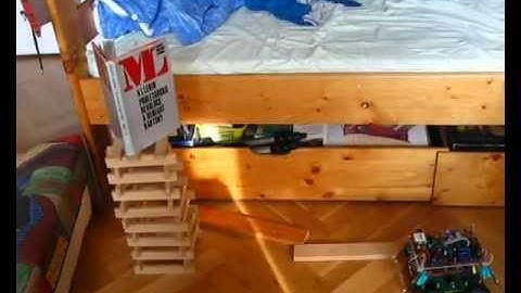 Tower demolition robot with ATmega32