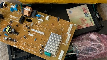 sửa tủ lạnh SHARP inverter MAY NÉN và QUẠT KHÔNG CHẠY 🍡