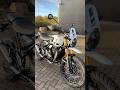 2025 Scrambler 400 XC Cold Start. Exhaust sounds awesome! #short #shorts #motorcycle #coldstart