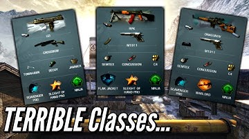 Using The WORST Classes In Black Ops 1...