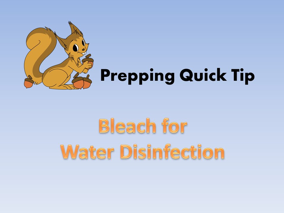Disinfecting Water With Bleach YouTube