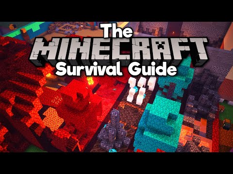 Nether Exhibit & Bedrock Breaking! ▫ The Minecraft Survival Guide (Tutorial Lets Play) [Part 352]