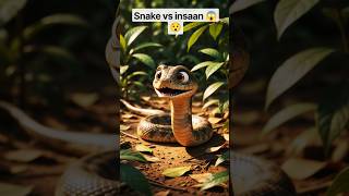 Snakes Fear Humans! 🐍😱 | What If Snakes Ruled Earth? | AI Cinematic Short #shorts