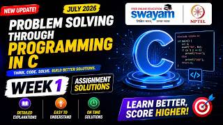 Problem Solving through Programming in C Week 1 Assignment Answers 2026 | NPTEL July 2026 | 100%
