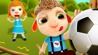 Dolly And Friends Play Football | Funny Cartoon For Kids + New Stories