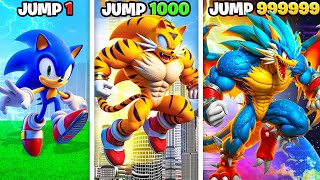 Sonic Upgrades to ANIMALS with Every Jump In GTA 5!