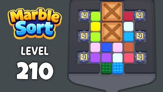 Marble Sort level 210 solution