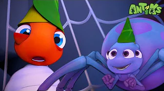 Party Trouble, The monster is here! 🎉| Antiks | Monster kids cartoons | Funny stories