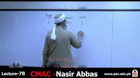 CAF 03 | CMA | LECTURE # 78 |BY SIR NASIR ABBAS | SEPTEMBER 2024 ATTEMPT