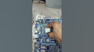 GIGABYTE h61 motherboard processor install #shorts