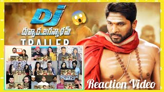 DJ Action Scene Allu Arjun | South Indian Hindi Dubbed Best Action Scene Reaction Mashup