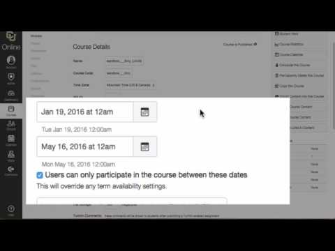 Restricting Student Access to your Course in Canvas