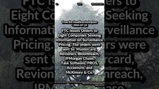 FTC: Surveillance Pricing. Resurrect deceased w/ AI Banks: AML Ineffective, Access To Social Media Profile