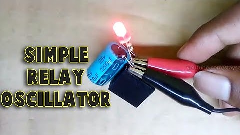Simple Relay Oscillator 1 | SdevElectronics